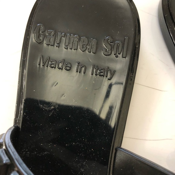 Carmen Sol Maria Flat Sandals made in Italy - Picture 2 of 3